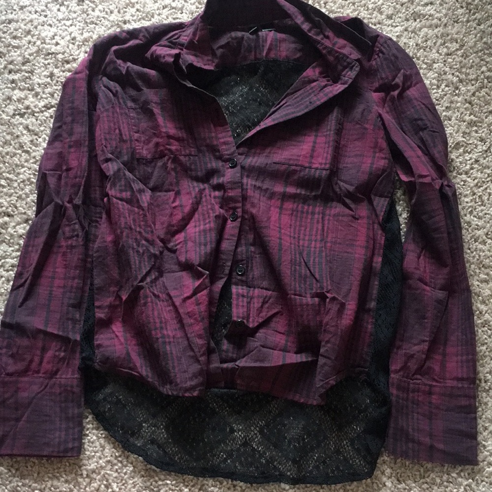 Plaid button up